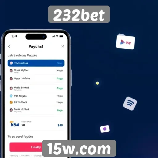 Integração de métodos de pagamento no 232bet